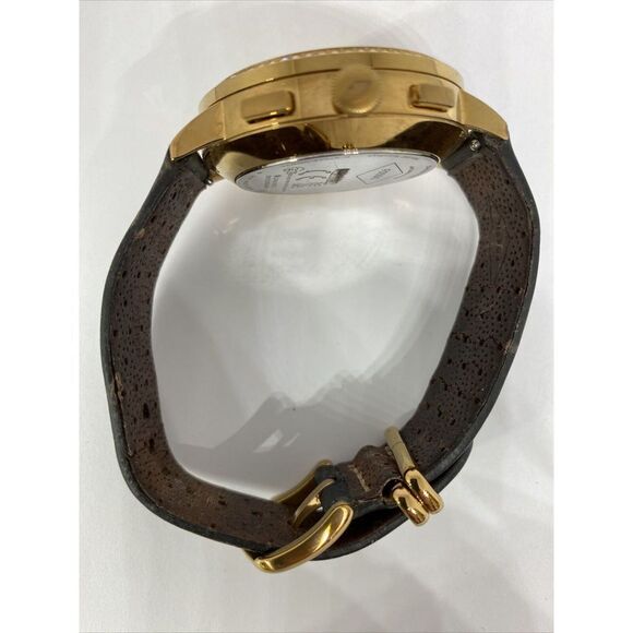 Fossil FTW1116 Women Brown Leather Rose Gold Analog Dial Hybrid Smartwatch XX631 - Picture 11 of 12